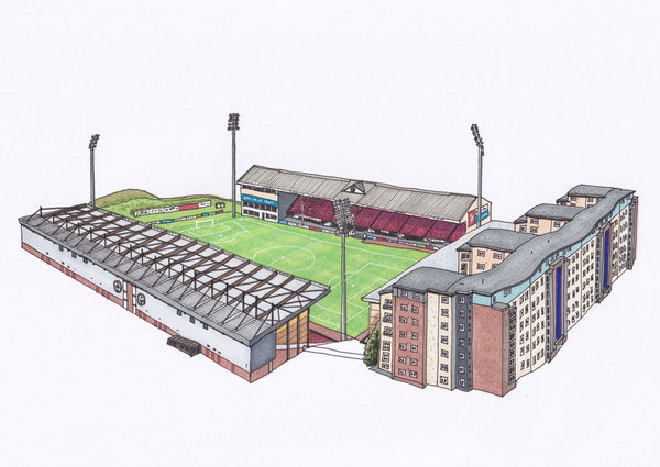 Firhill - home of Partick Thistle